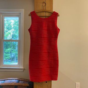 Red cocktail dress